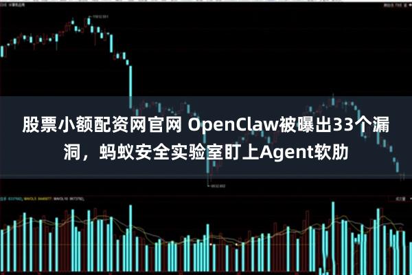 股票小额配资网官网 OpenClaw被曝出33个漏洞,蚂蚁安全实验室盯上Agent软肋